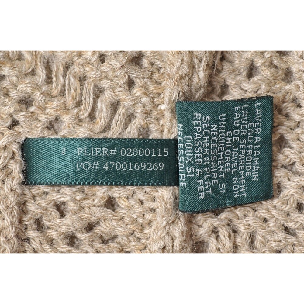 Ralph Lauren Women’s Sweater Size SMALL Lightweight Cardigan Green Label VINTAGE - Picture 5 of 5
